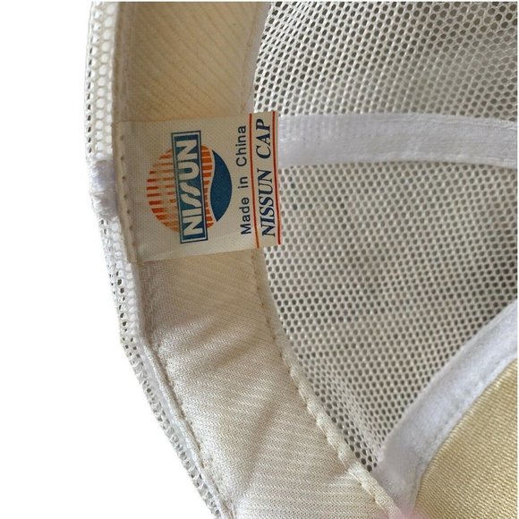 Vtg Florida Sunshine State Trucker Hat Snapback Mesh White - Picture 8 of 8